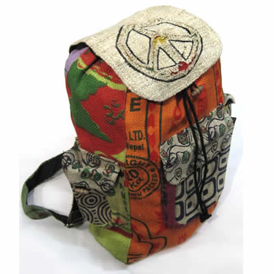 Hemp/Recycle Rice Bag backpack (Photo: topanien.com)